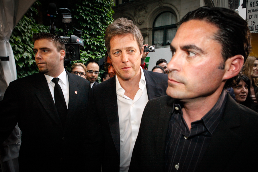 Hugh Grant au party Ferrari à Montréal