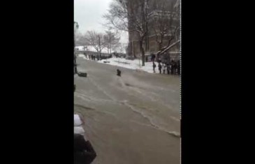 Vidéo – Étudiante de McGill emportée par inondation
