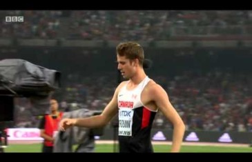 Canadien remporte l’or au saut en hauteur au Championnat du monde