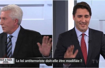 Trudeau appelle Duceppe mon amour