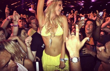 Paris Hilton au Beachclub le 25 juin