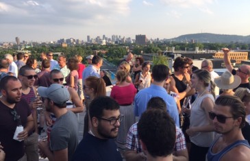 Condos U31 à Montréal: inauguration de la piscine et terrasse sur le toit