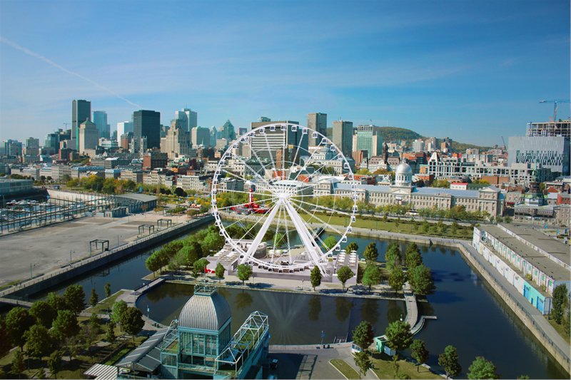 Une GRANDE ROUE dans le Vieux-Port de Montréal | VIDÉO