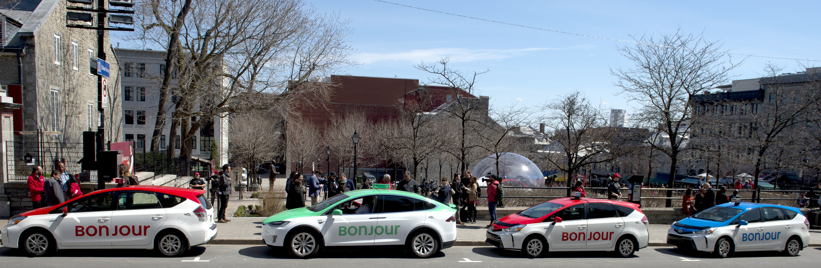 Le nouveau look des taxis de Montréal