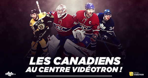 Les Canadiens disputeront deux matchs au Centre Vidéotron à Québec