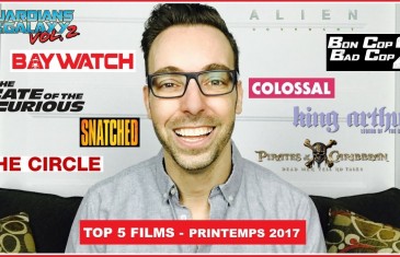 Top 5 films à voir ce printemps