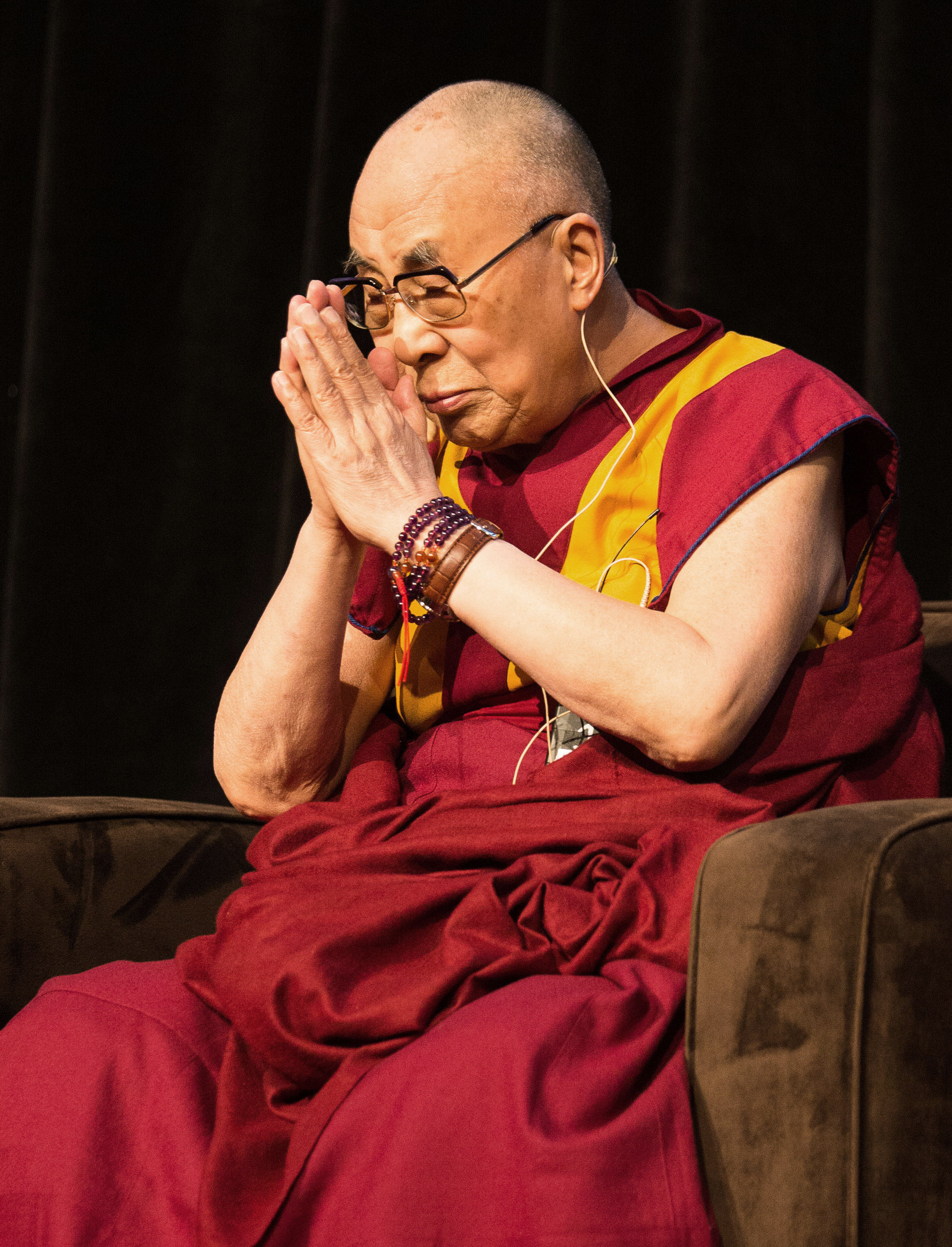 Le Dalaï-Lama de passage au Centre Bell à Montréal