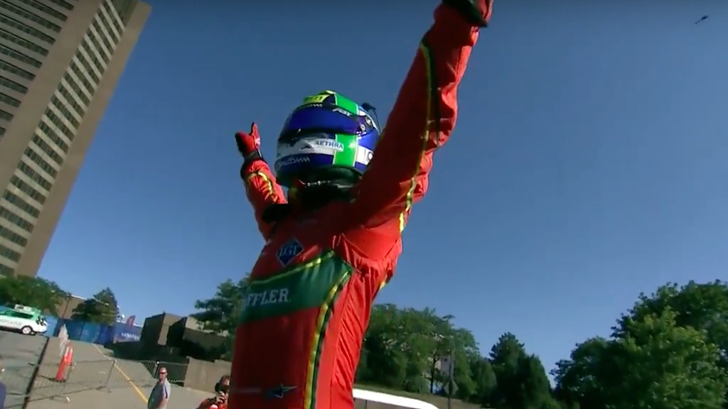 Lucas Di Grassi gagne la première course de Formule E à Montréal | Vidéo