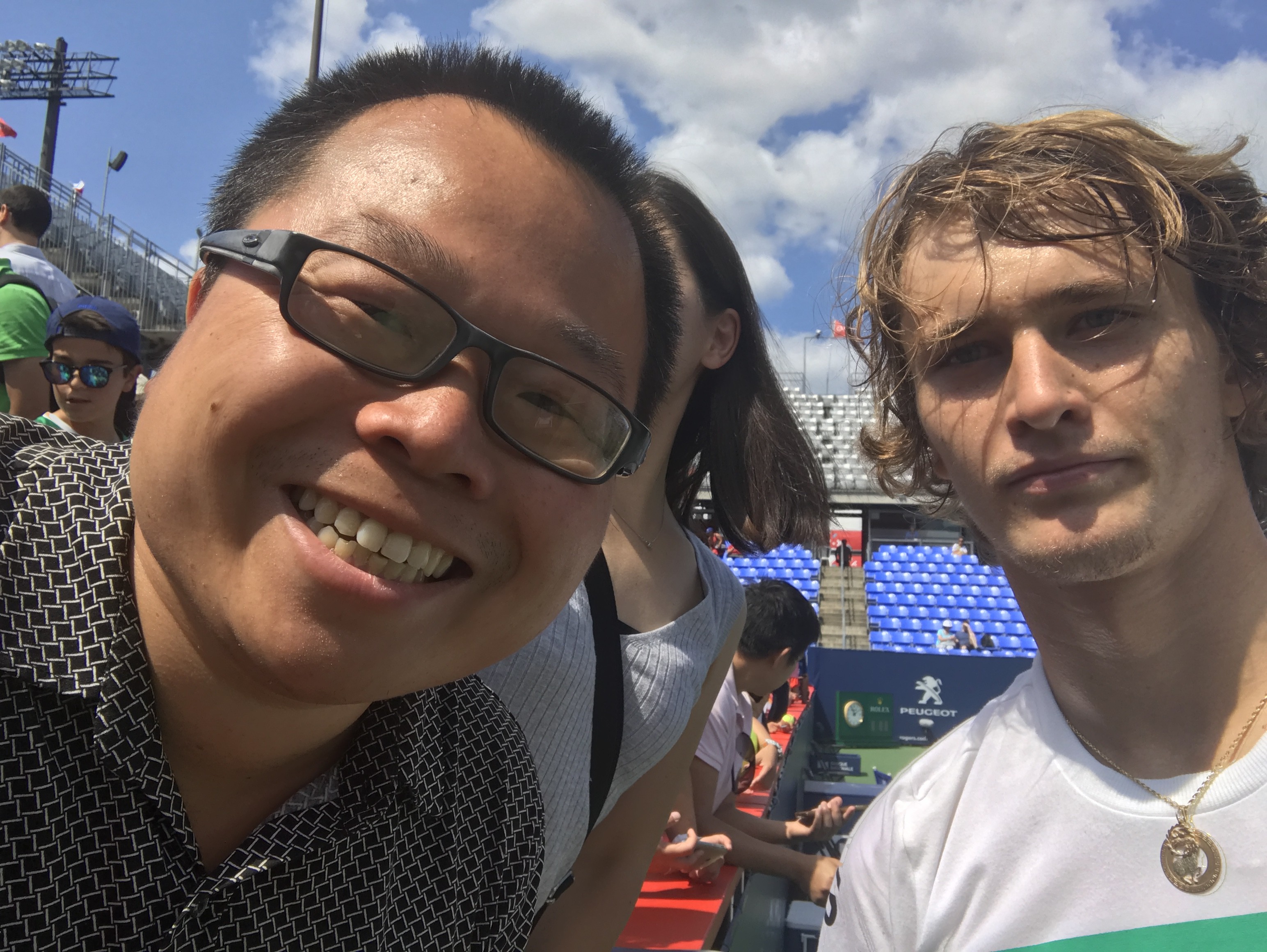 Le roi des selfies a connu toute une semaine à la Coupe Rogers