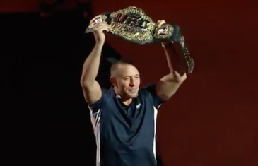 Georges St-Pierre reçoit une ovation monstre au Centre Bell | Vidéo