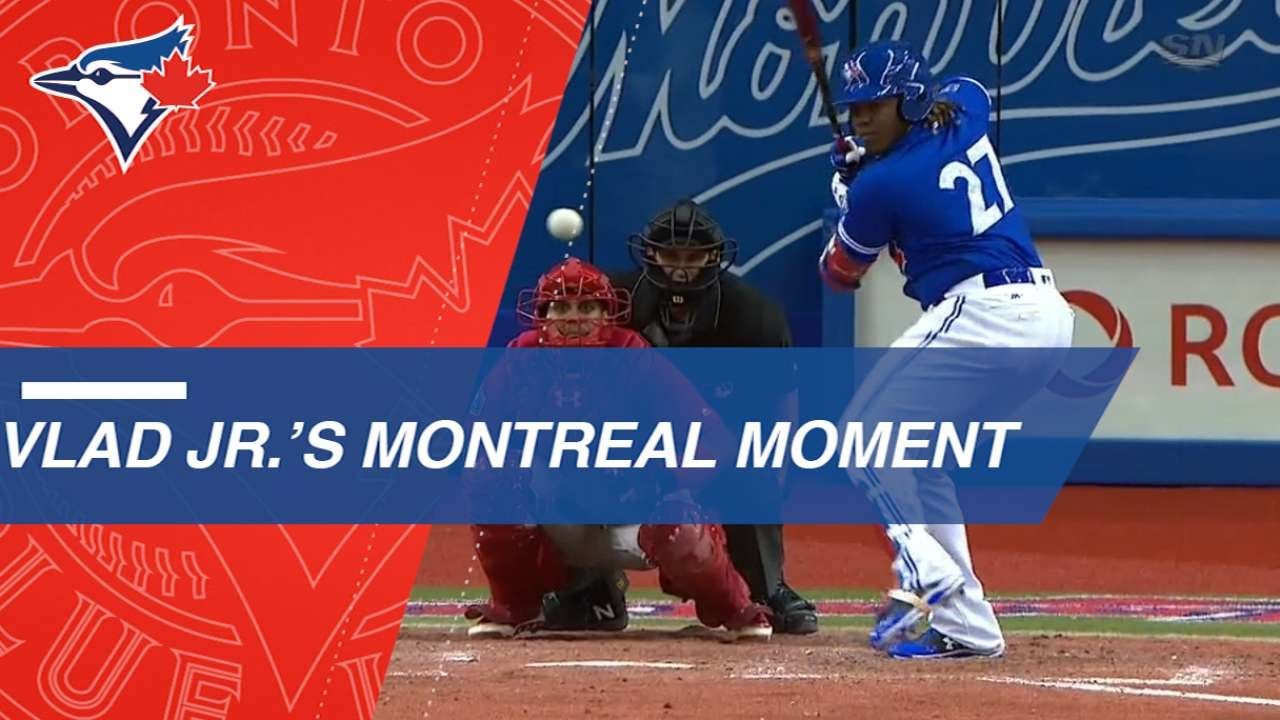 Vidéo | Le fameux circuit de Vladimir Guerrero Jr à Montréal