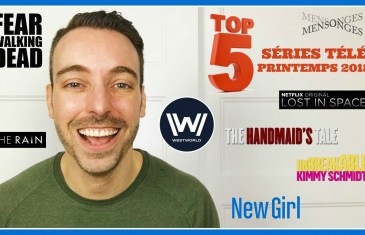 Vidéo | Top 5 séries télé à voir ce printemps