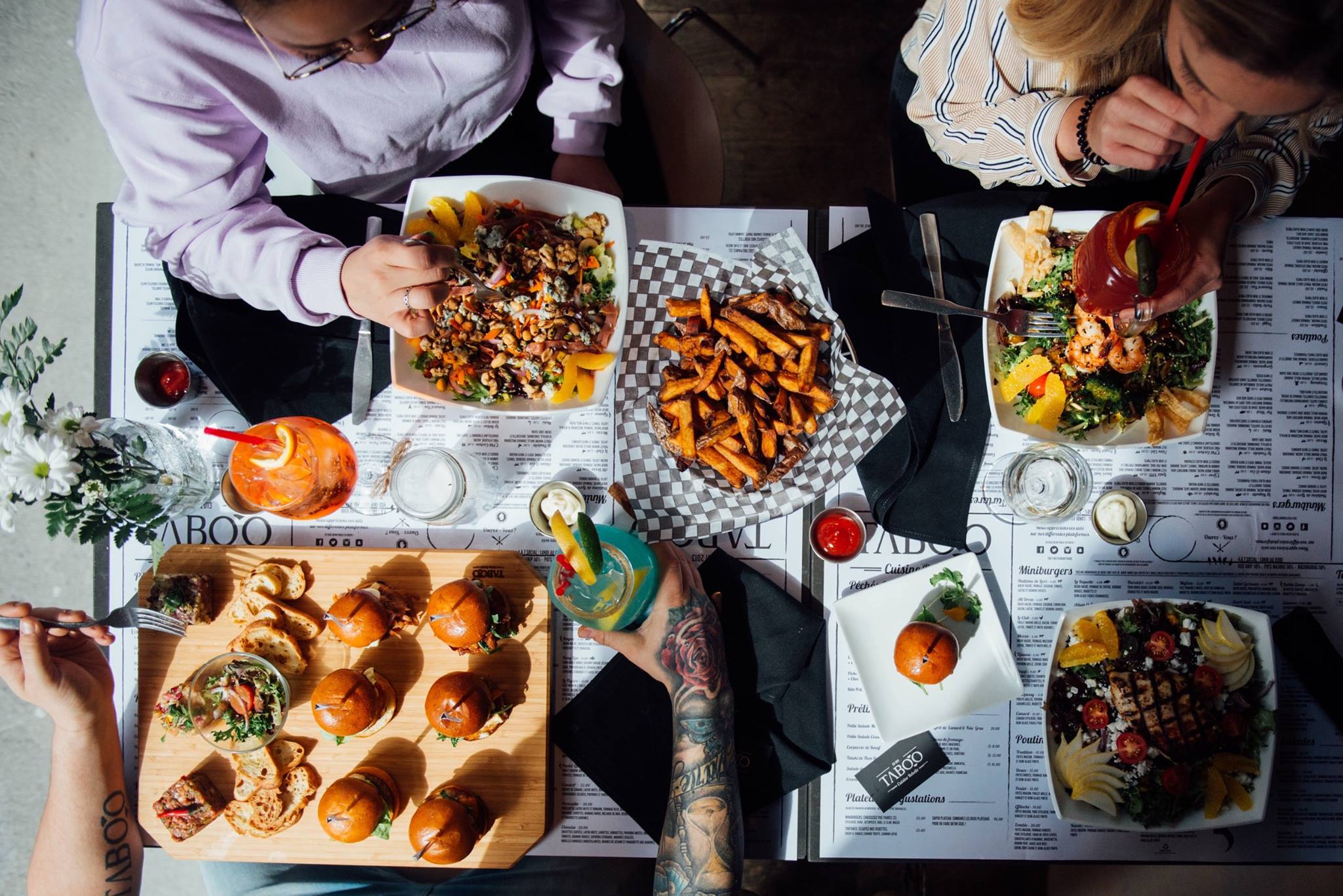 Restaurant Taboo, une terrasse gourmande