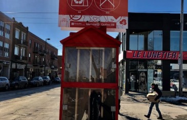 Le quartier Rosemont fait la guerre aux sacs de plastiques avec des armoires de sacs réutilisables