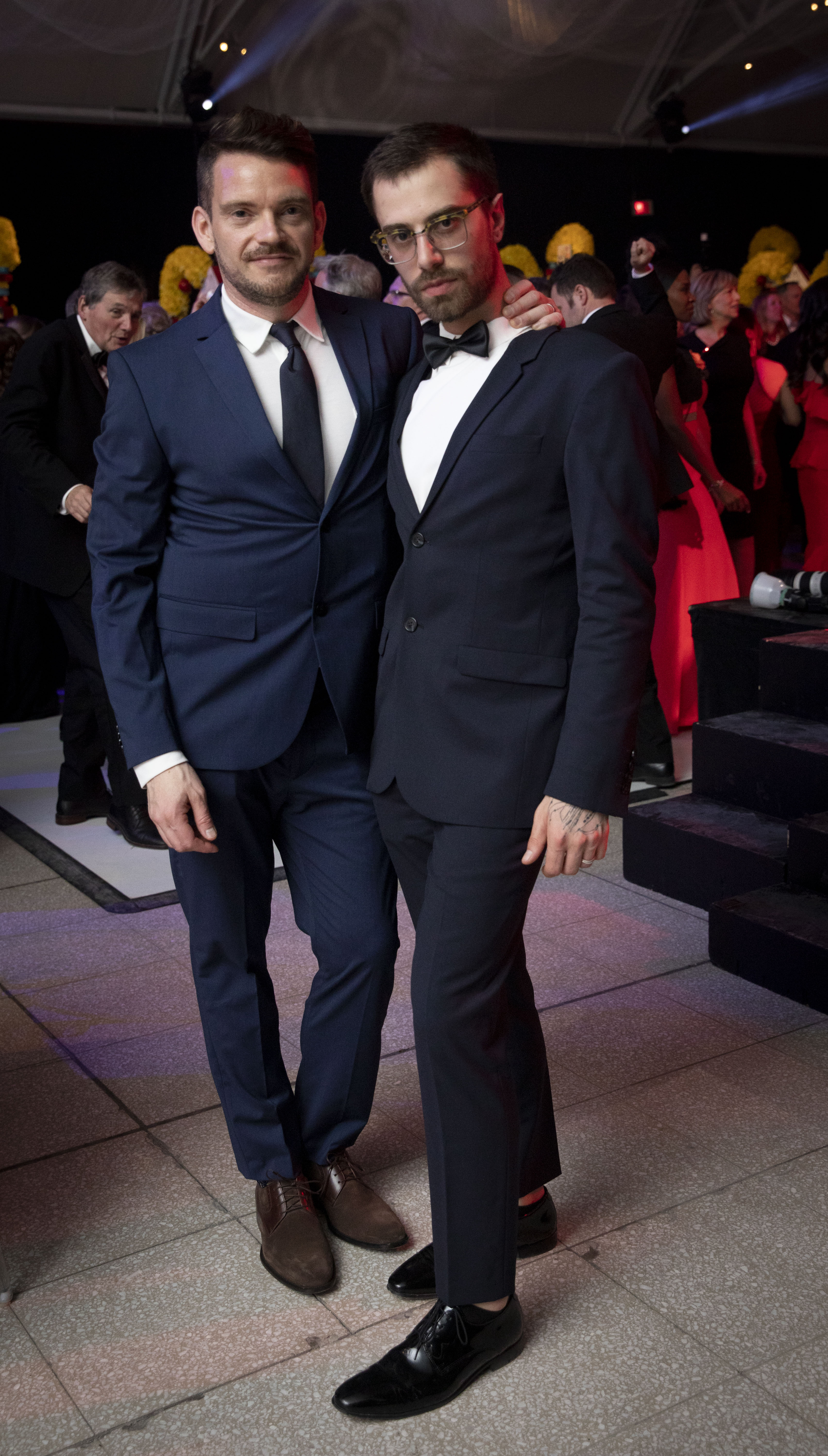 MONTREAL, QUE.: April 25, 2019-- Xavier Laruelle & Dean Anderson, left, at the 2019 Daffodil Ball in Montreal on Thursday April 25, 2019. © Allen McInnis 2019 No third party usage is permitted without prior consent. amcinnis@mcinnis.ca © Allen McInnis 2019