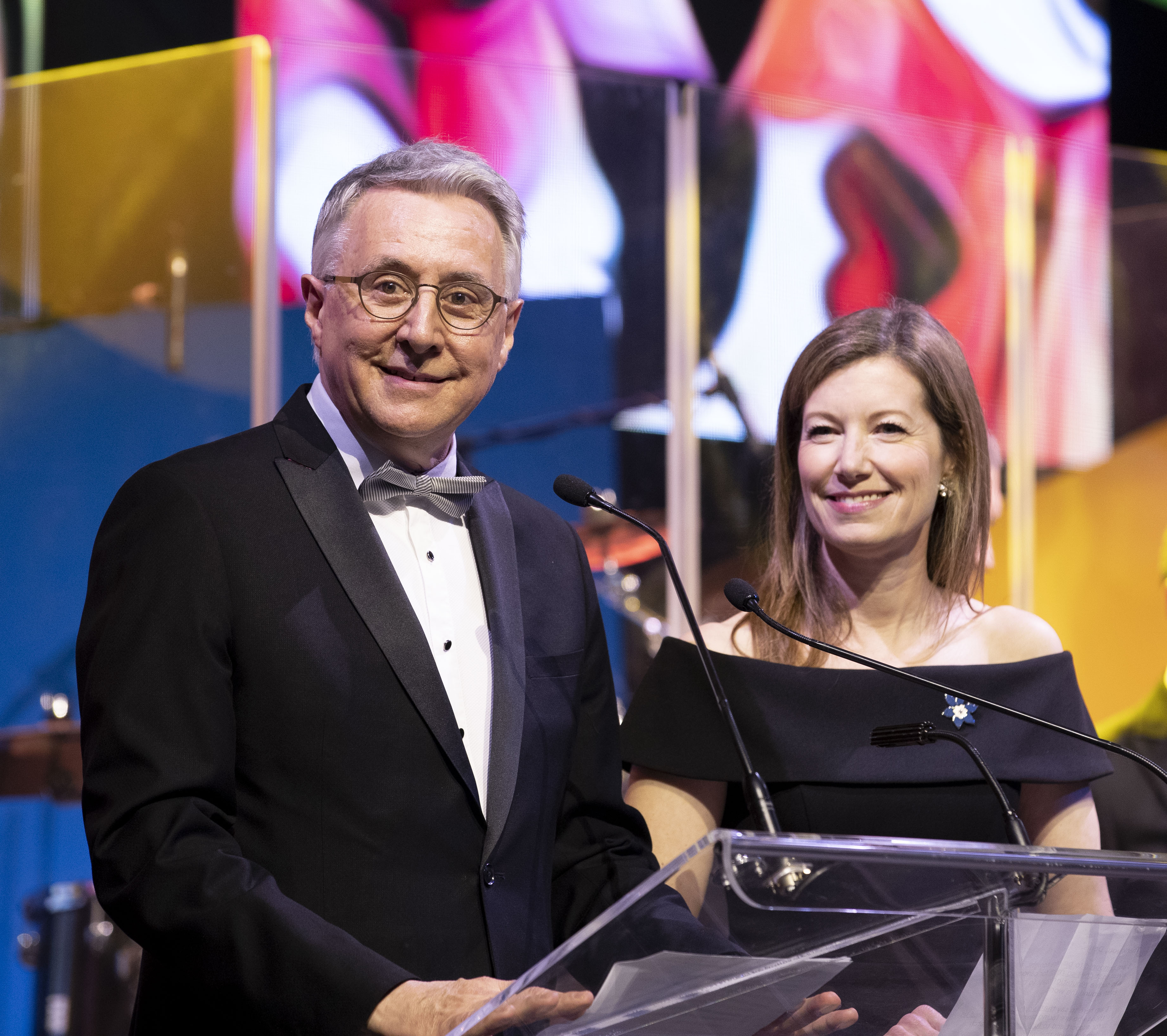 MONTREAL, QUE.: April 25, 2019-- Denis Lalonde of the Canadian Cancer Society speaks to the crowd at the 2019 Daffodil Ball in Montreal on Thursday April 25, 2019. © Allen McInnis 2019 No third party usage is permitted without prior consent. amcinnis@mcinnis.ca © Allen McInnis 2019