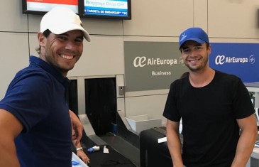 Rafael Nadal déjà en route vers Montréal pour participer à la Coupe Rogers