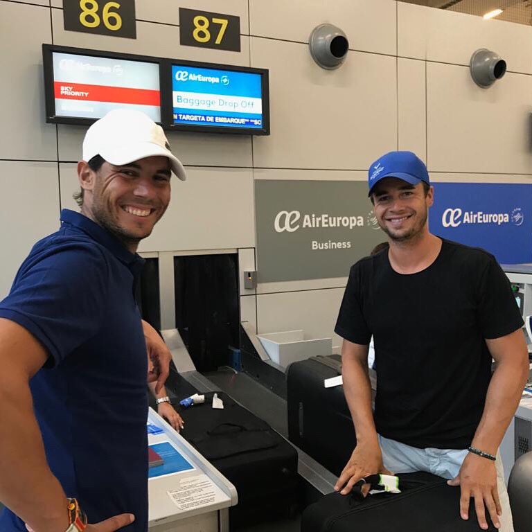 Rafael Nadal déjà en route vers Montréal pour participer à la Coupe Rogers