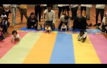 Reportage vidéo de la Course de bébés organisée par le Dispensaire de Montréal