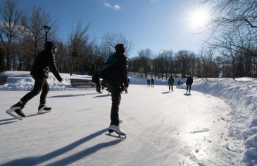 C’est parti pour les activités hivernales sur le Mont-Royal