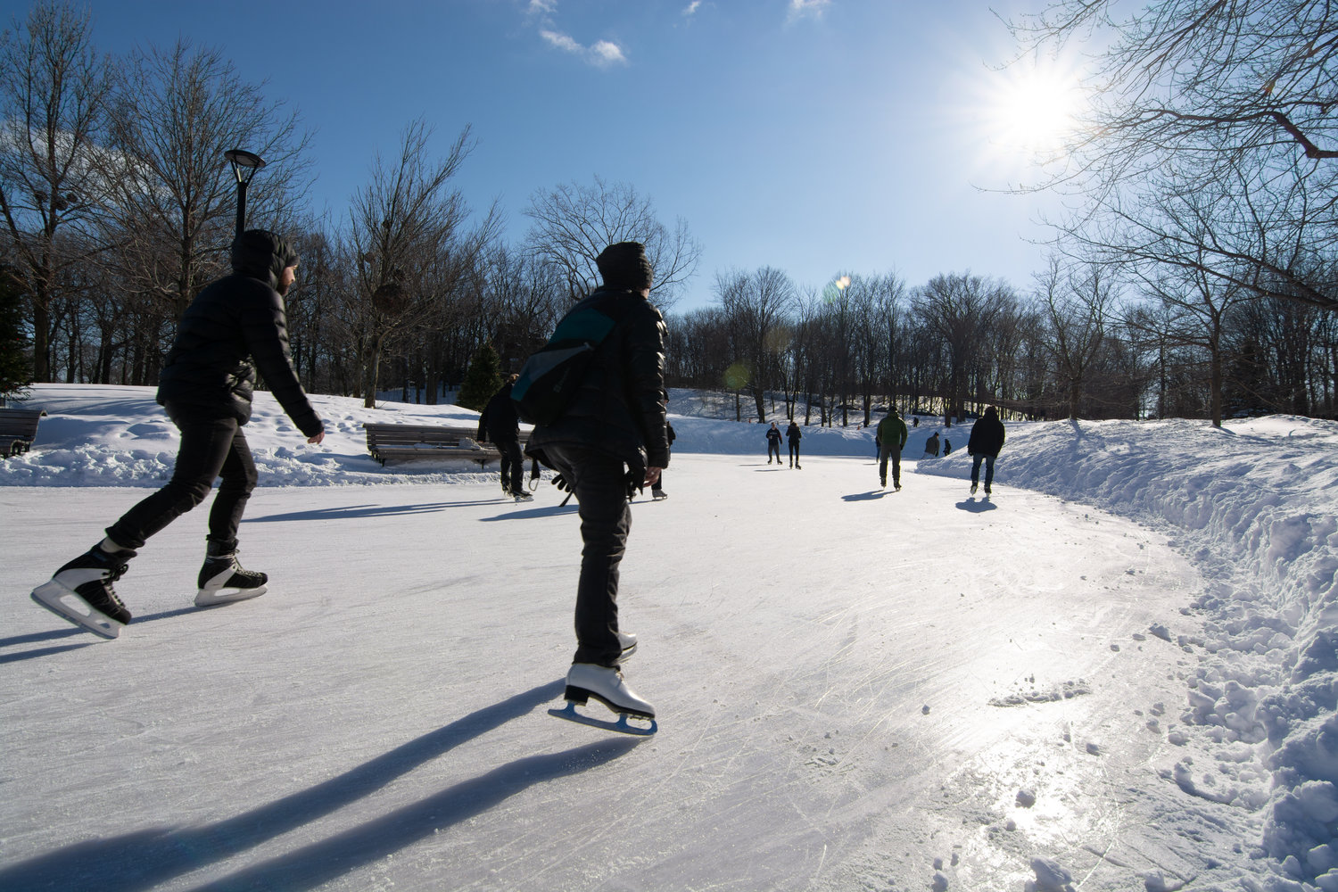 C’est parti pour les activités hivernales sur le Mont-Royal