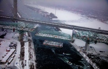 Vidéo | Déconstruction du pont Champlain à Montréal