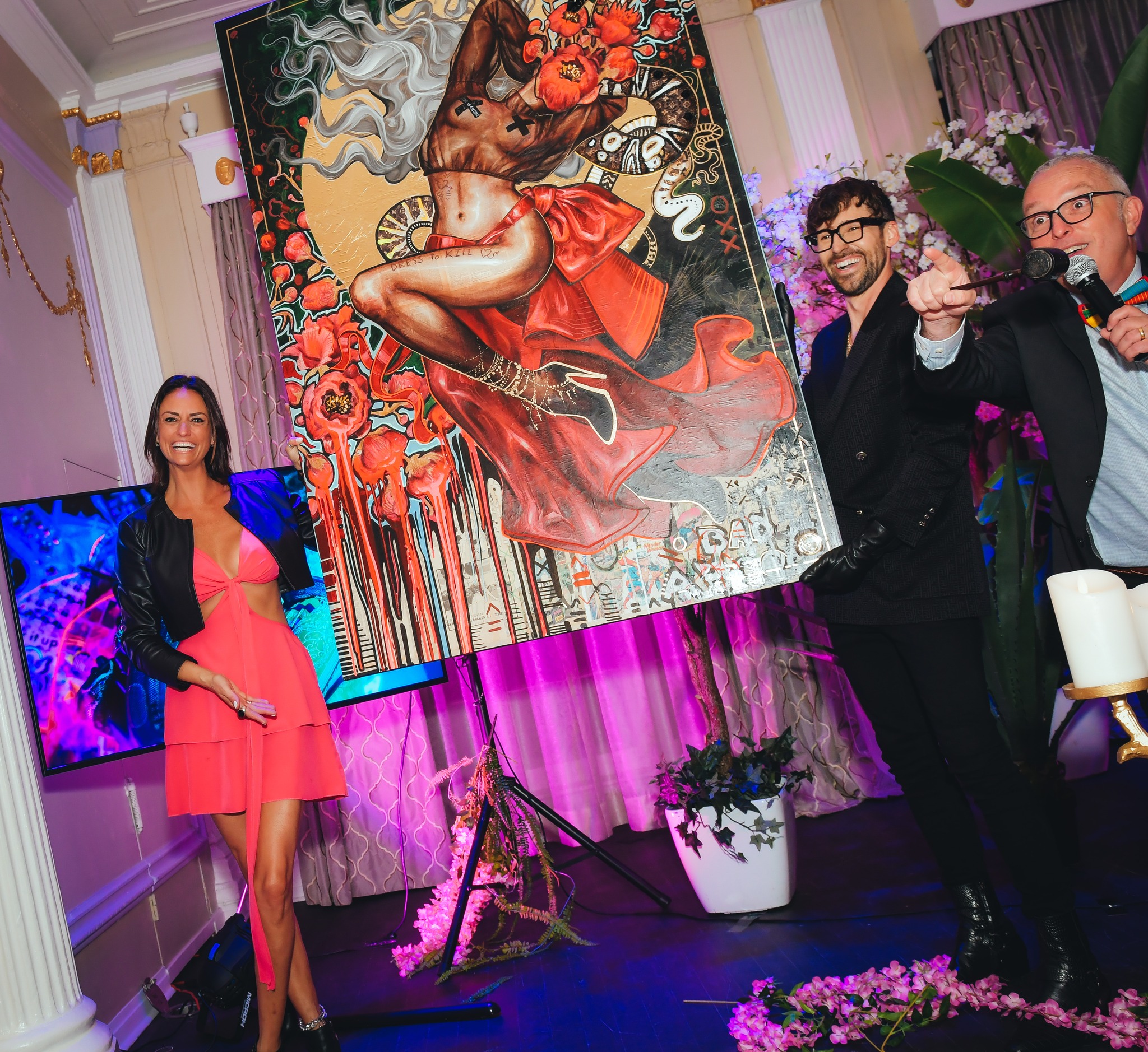 Les photos du vernissage de l’artiste RIO au Ritz-Carlton à Montréal