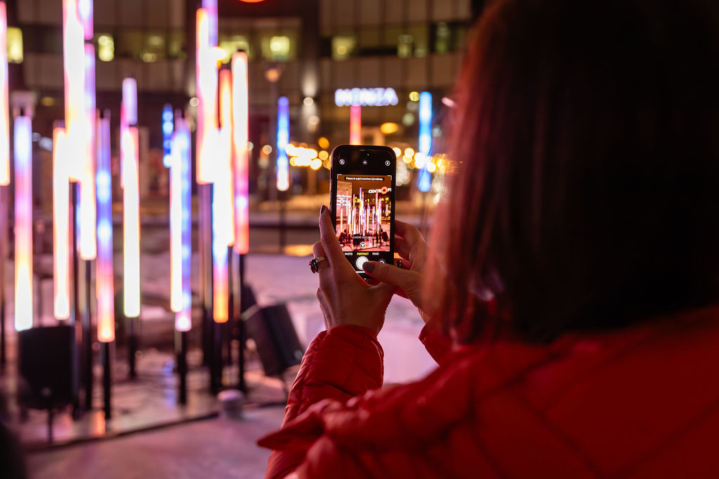 La Place centrale de Centropolis présente les Instants Illuminés