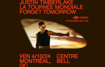 Justin Timberlake à Montréal au mois d’octobre
