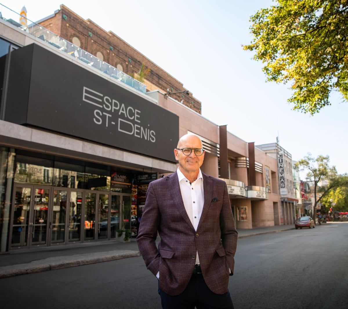 Jacques Aubé nouveau PDG de l’Espace Saint-Denis à Montréal
