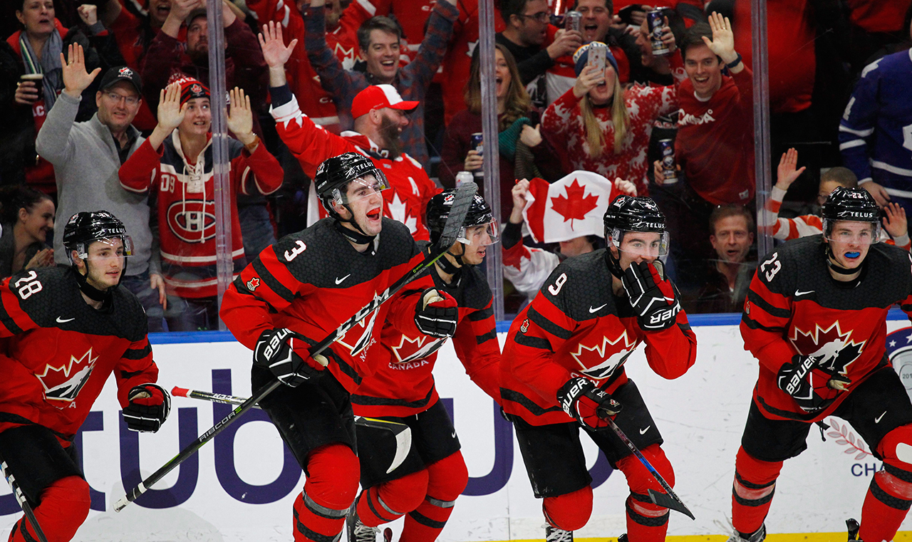 Horaire de diffusion des matchs du Canada au Championnat mondial de hockey junior 2025 à RDS